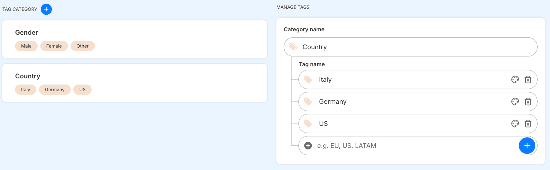 Add tags