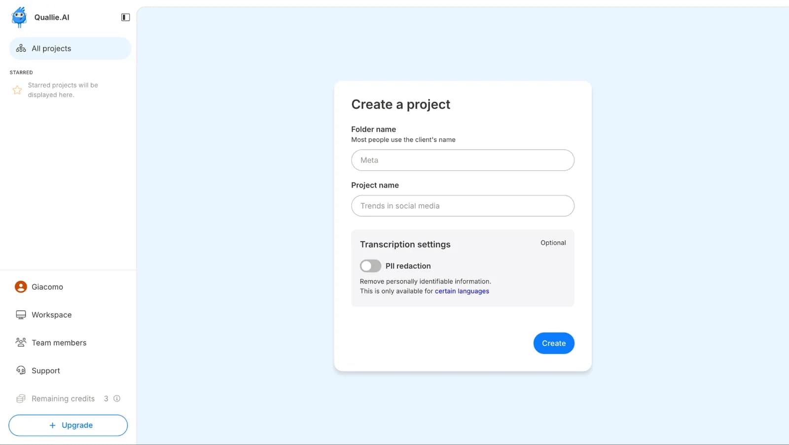 Set up your first project